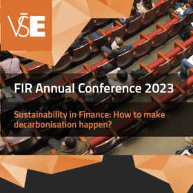 Sustainability in Finance – FIR Annual Conference on October 18
