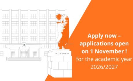 The application will be open on 1 November, 2025 –  Academic year 2026/2027